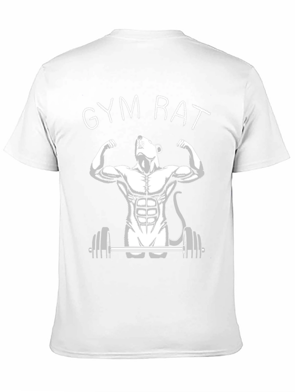 Gym Rat T-Shirt: Funny Workout Graphic Tee