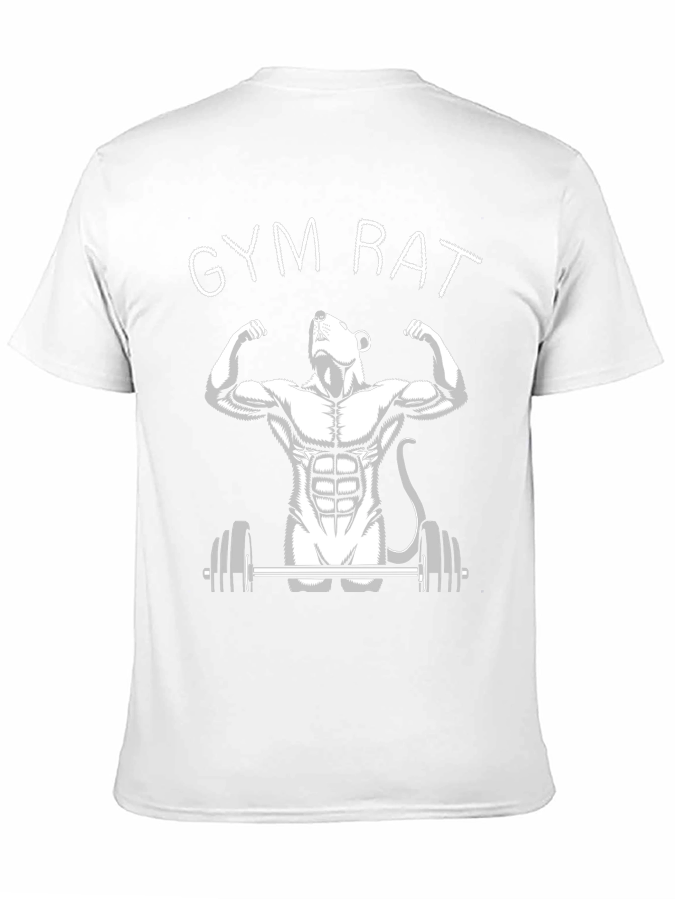 Gym Rat T-Shirt: Funny Workout Graphic Tee