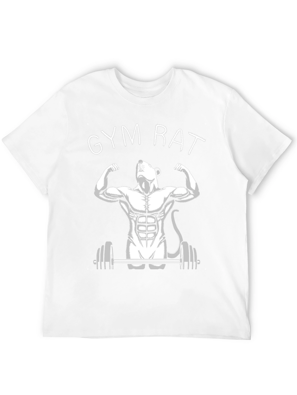 Gym Rat T-Shirt: Funny Workout Graphic Tee