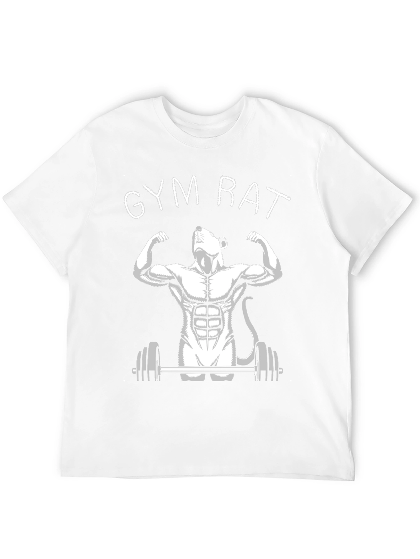 Gym Rat T-Shirt: Funny Workout Graphic Tee