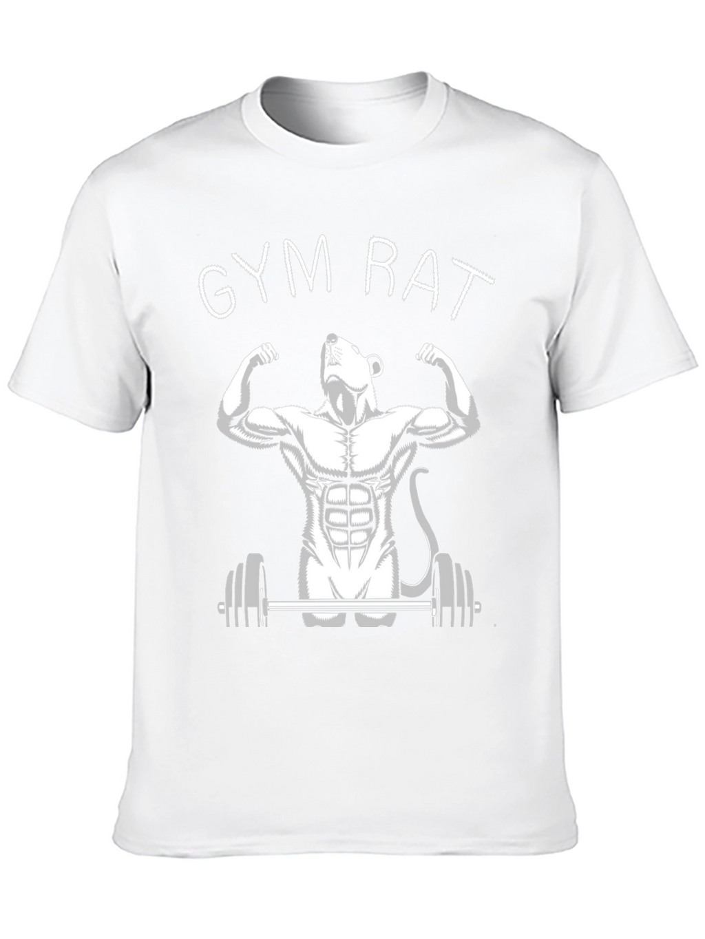 Gym Rat T-Shirt: Funny Workout Graphic Tee