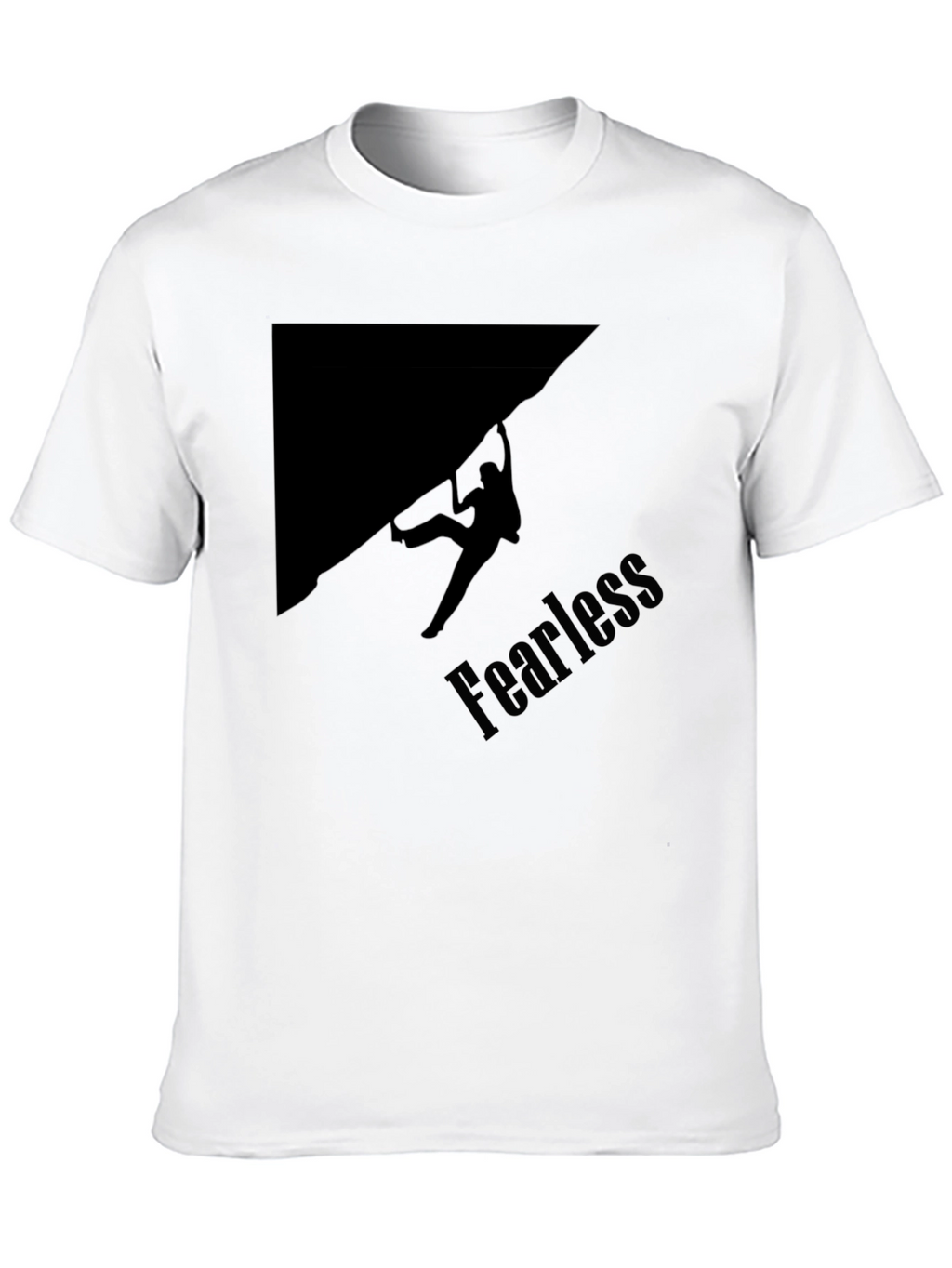 Fearless Climber Black Graphic Tee