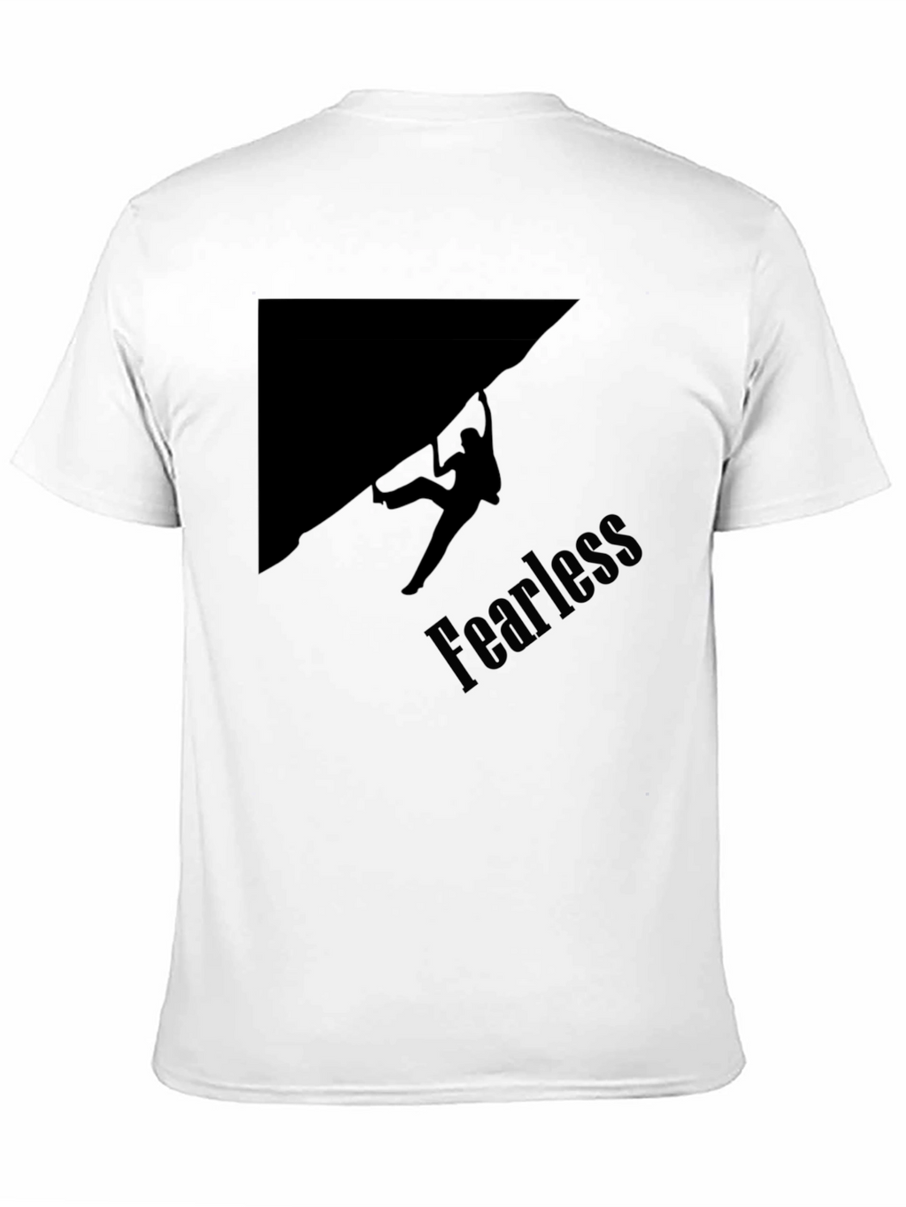 Fearless Climber Black Graphic Tee