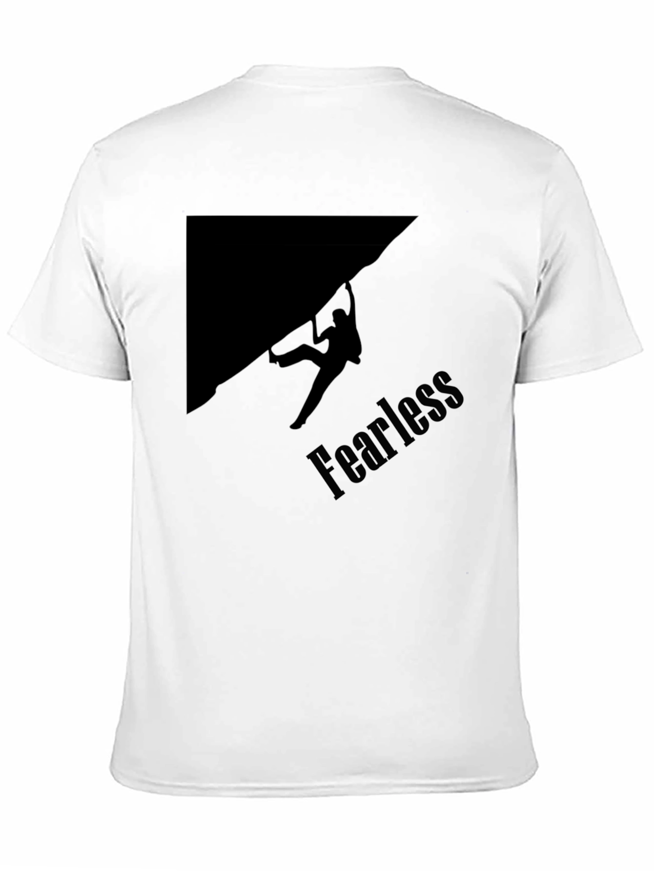 Fearless Climber Black Graphic Tee