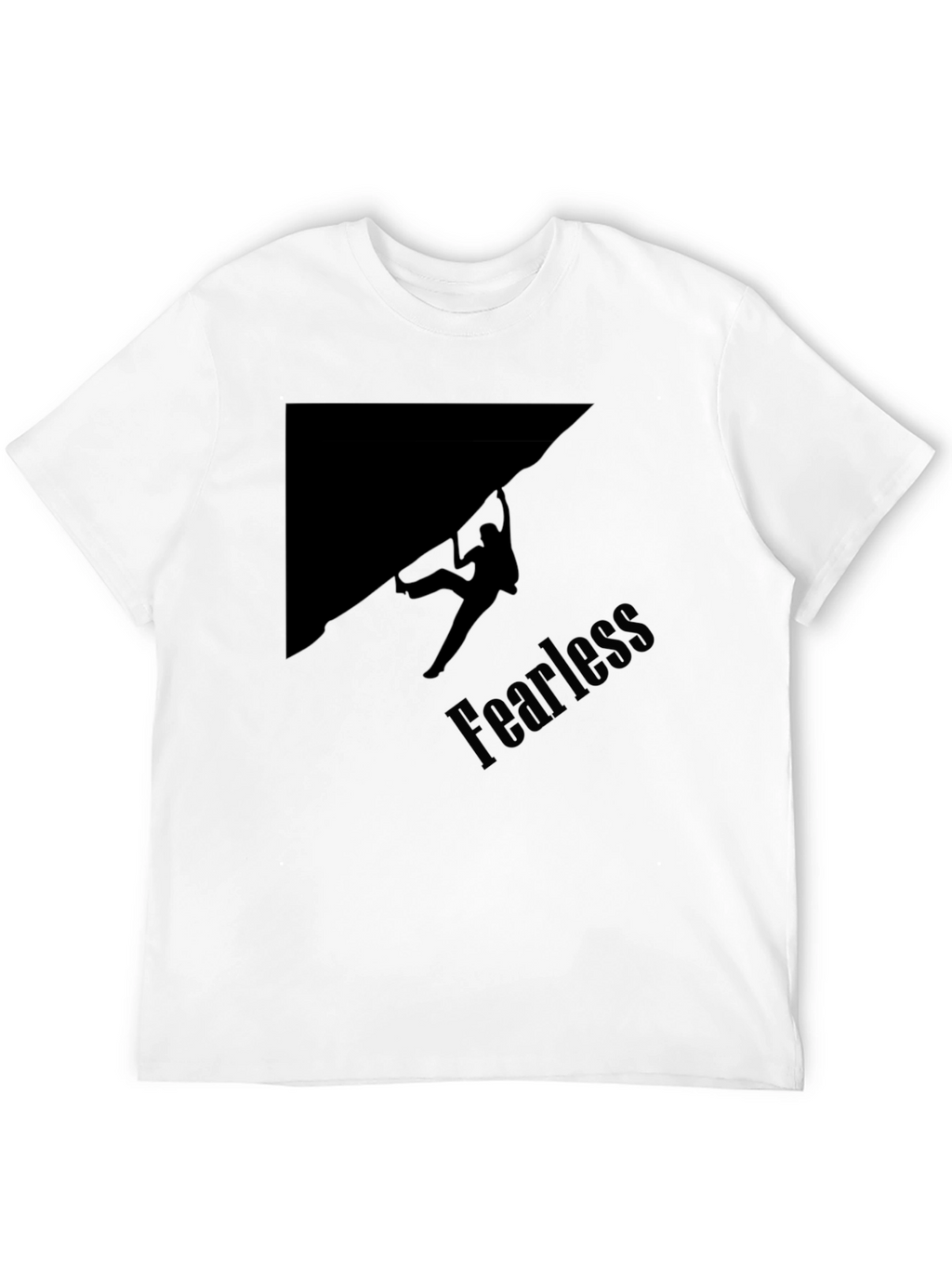 Fearless Climber Black Graphic Tee