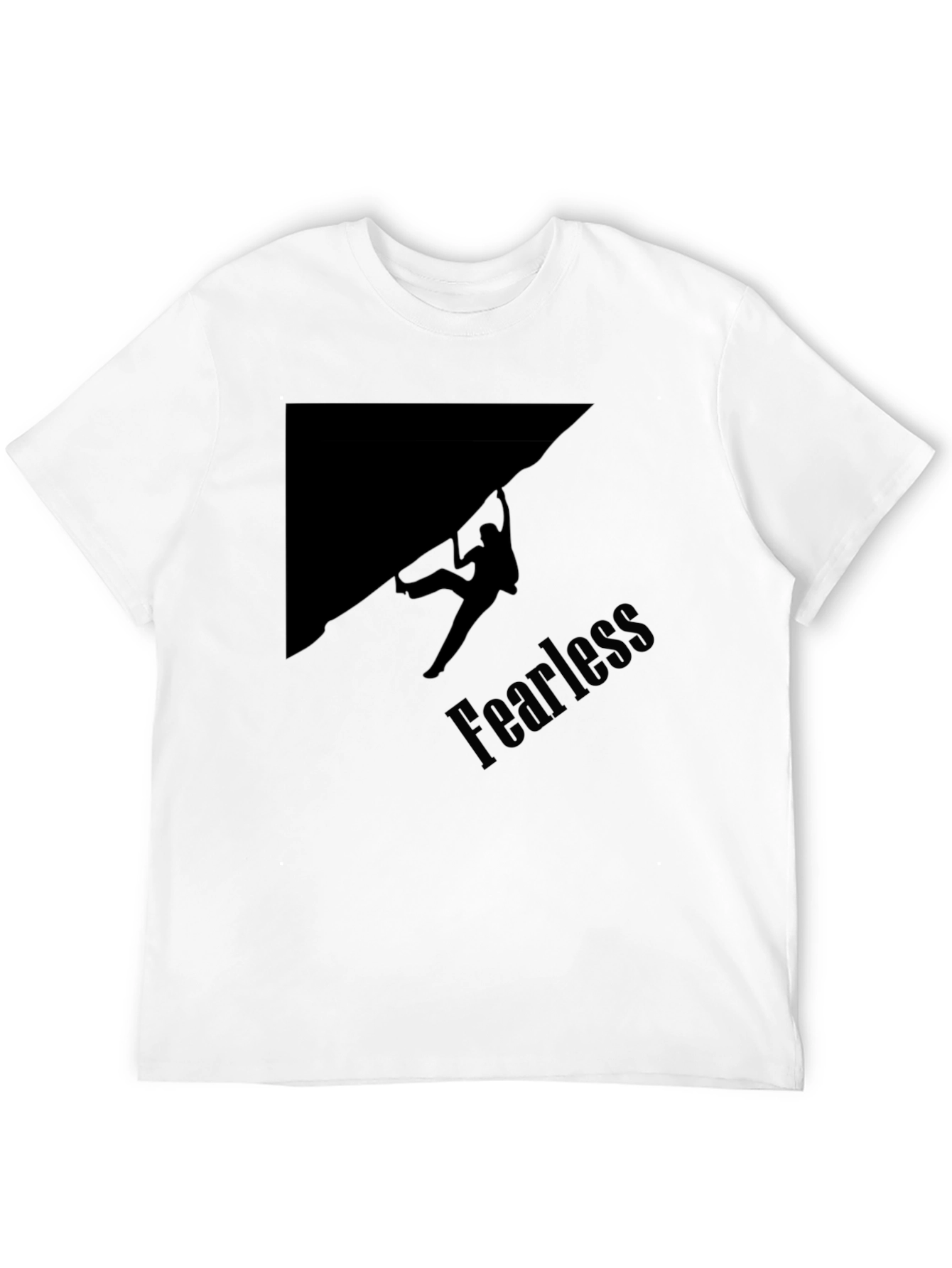 Fearless Climber Black Graphic Tee
