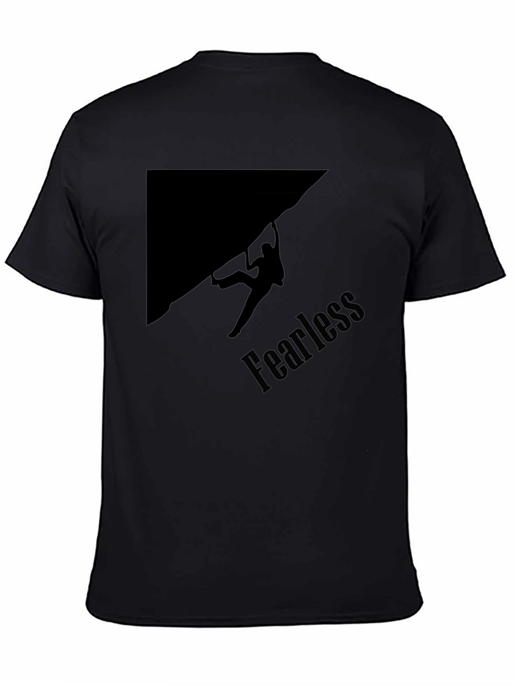 Fearless Climber Black Graphic Tee