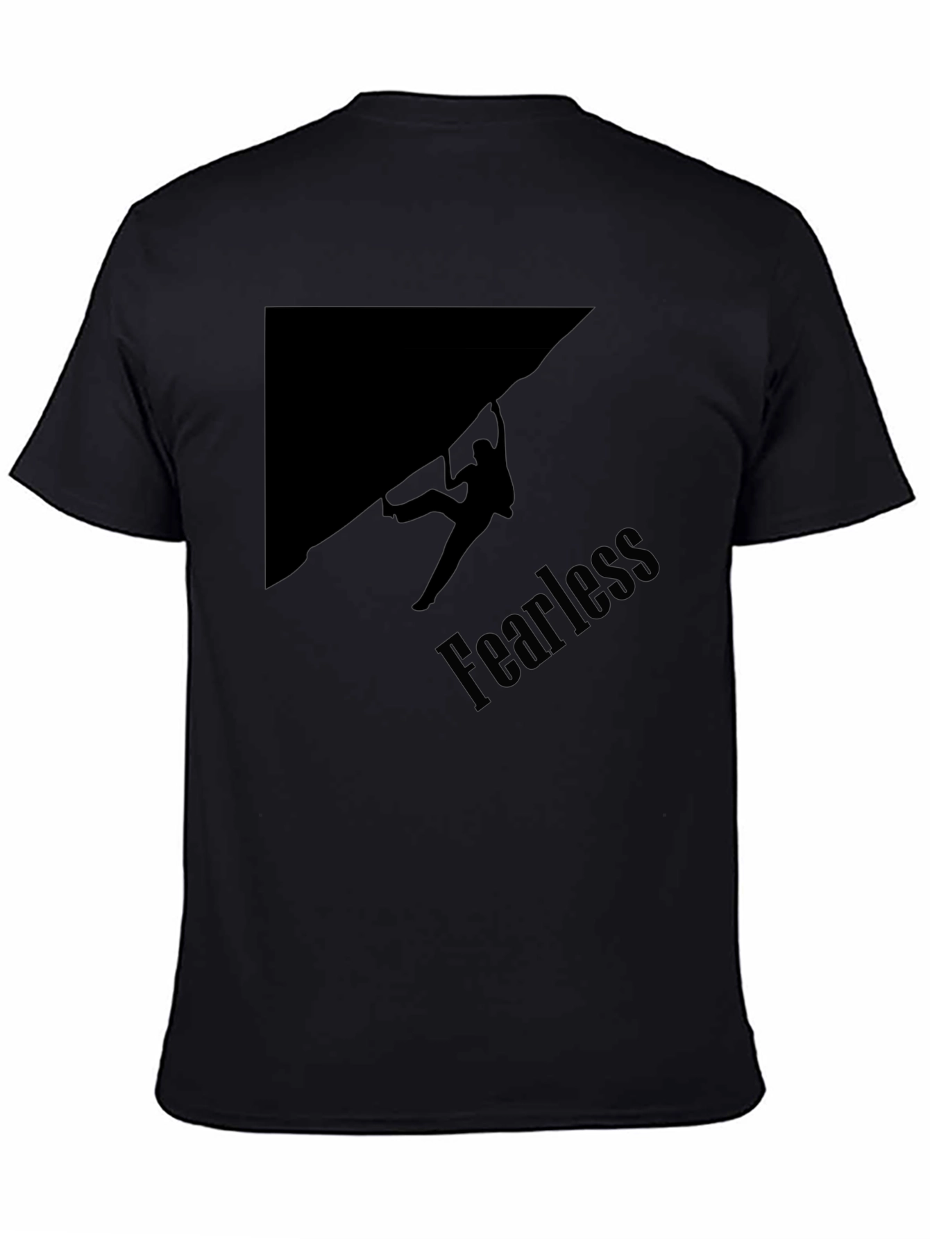 Fearless Climber Black Graphic Tee