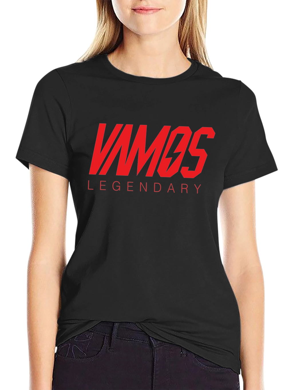 Vamos Legendary Graphic Tee - Black T-Shirt