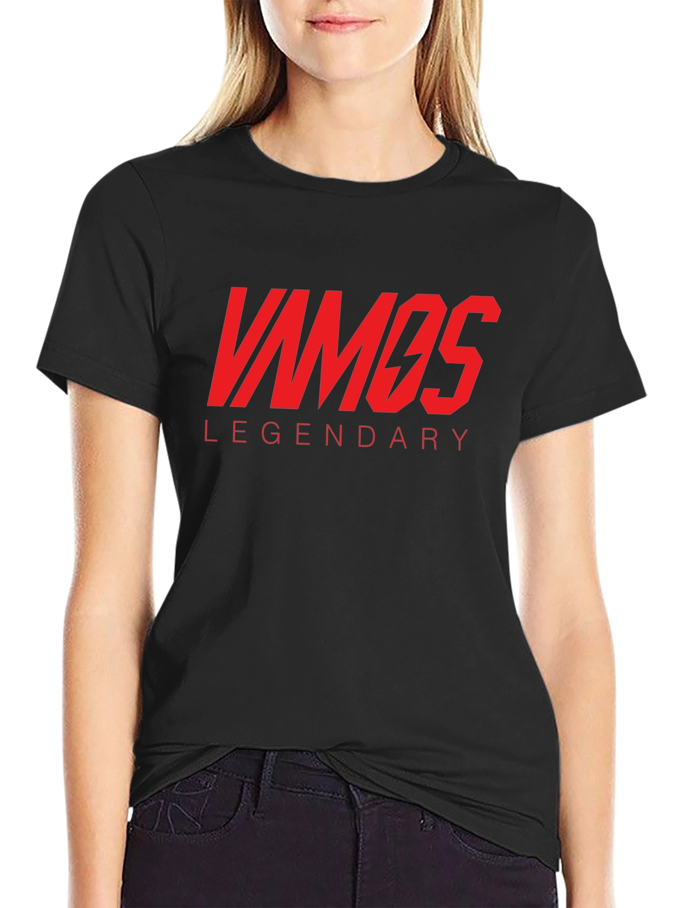 Vamos Legendary Graphic Tee - Black T-Shirt