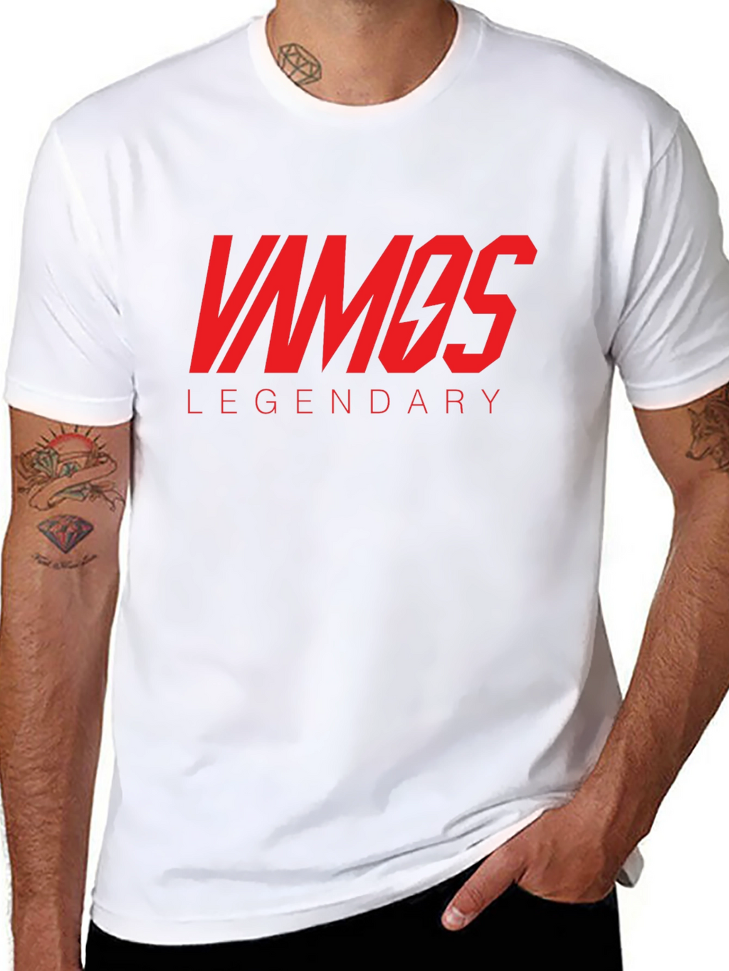 Vamos Legendary Graphic Tee - Black T-Shirt
