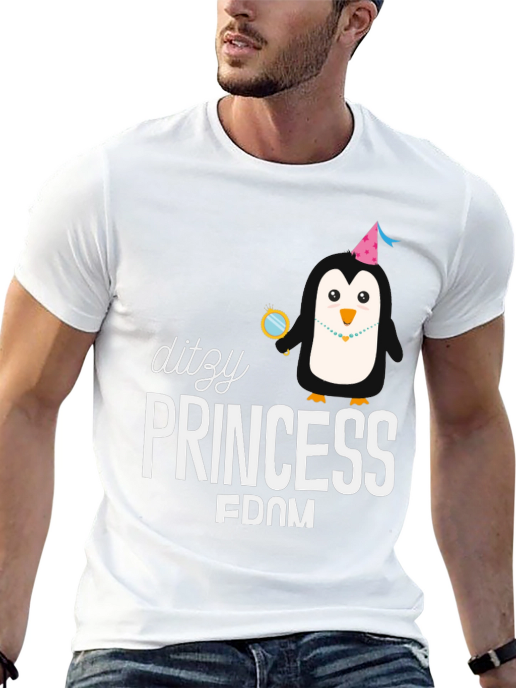 Dizzy Princess Penguin T-Shirt