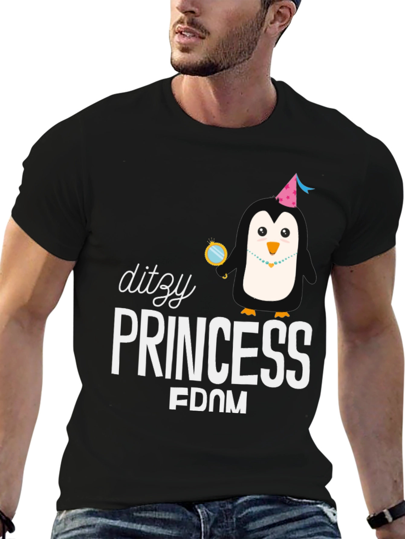 Dizzy Princess Penguin T-Shirt