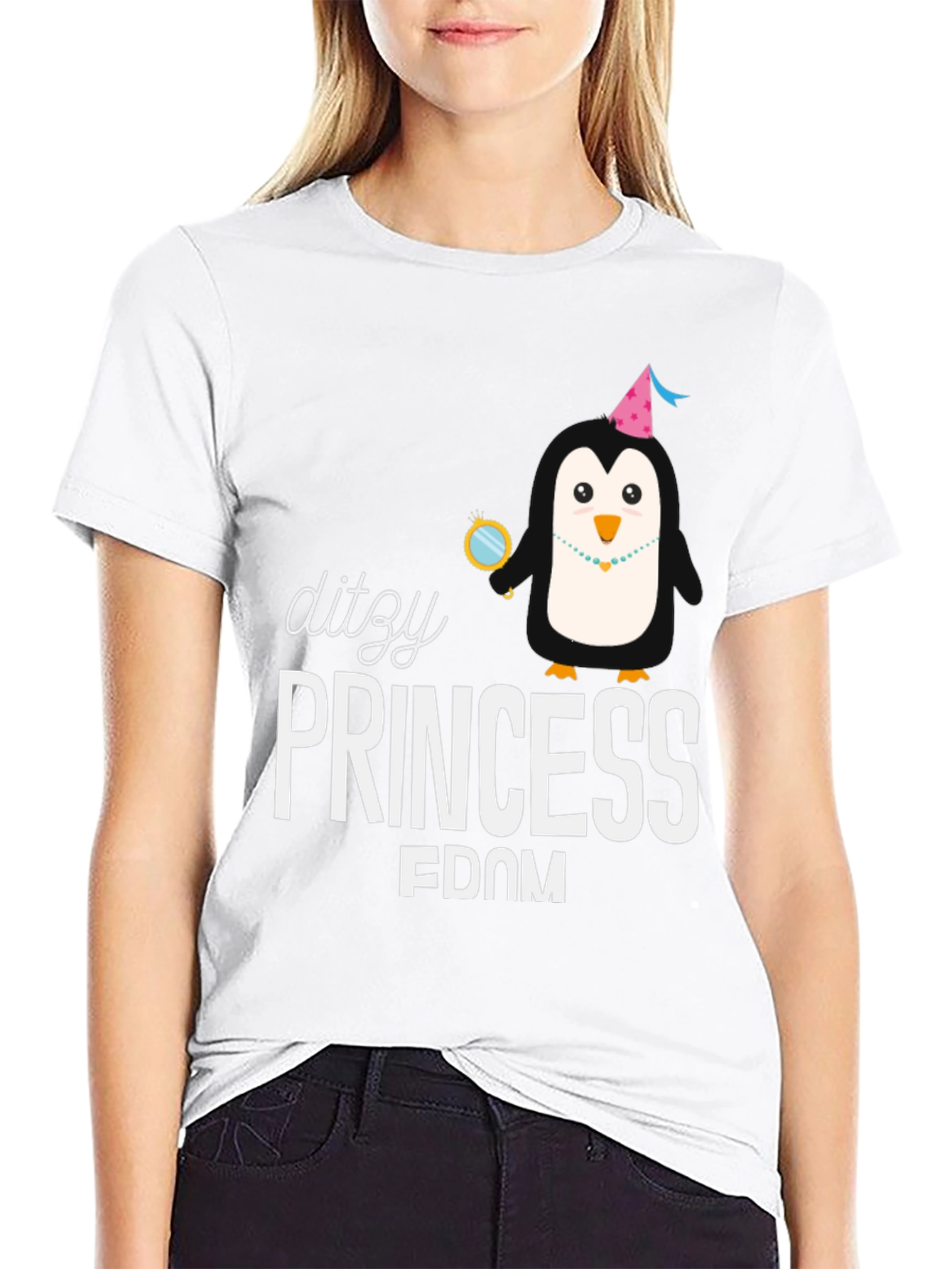 Dizzy Princess Penguin T-Shirt