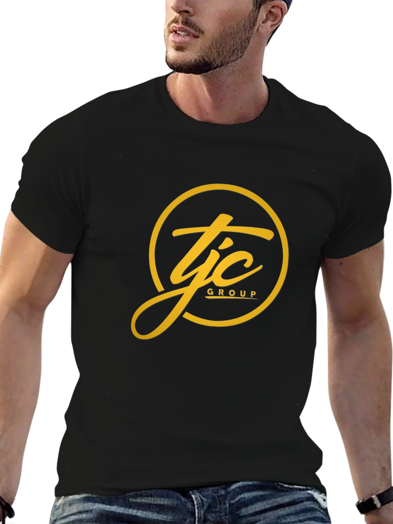 Black TJC Group Graphic Tee