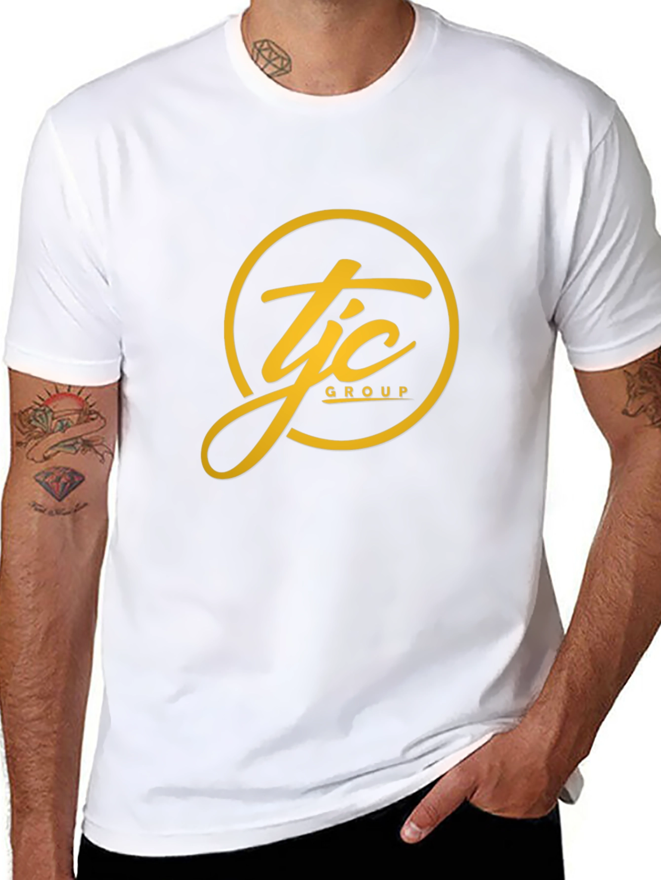 Black TJC Group Graphic Tee