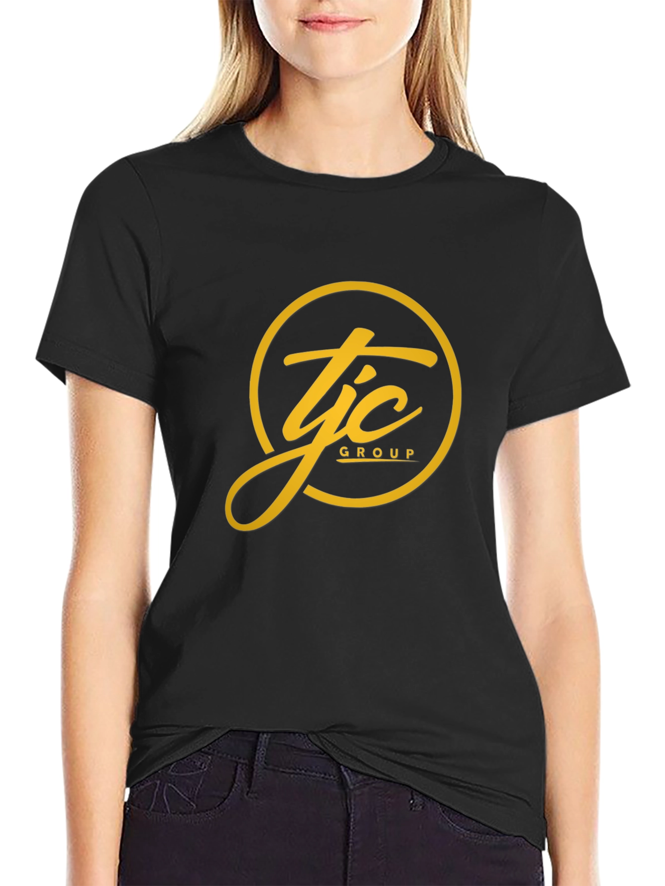 Black TJC Group Graphic Tee