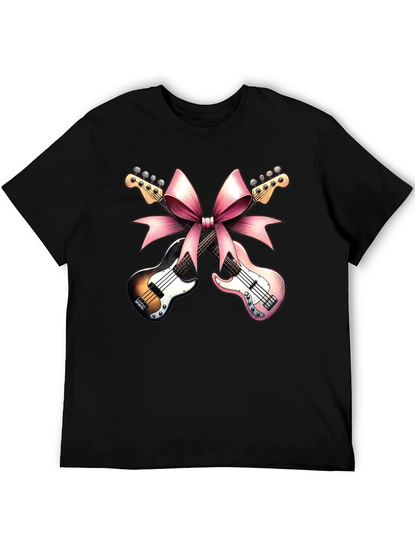 Guitar Bow Tee - Music Gift