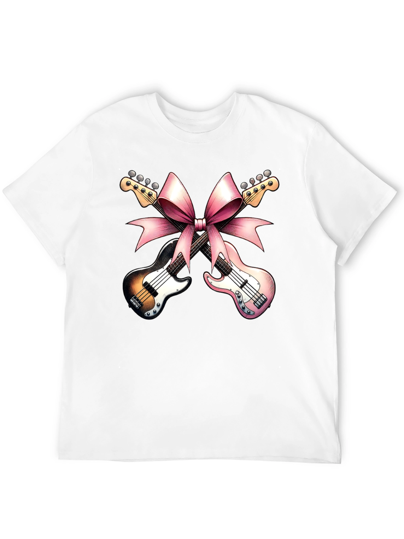 Guitar Bow Tee - Music Gift