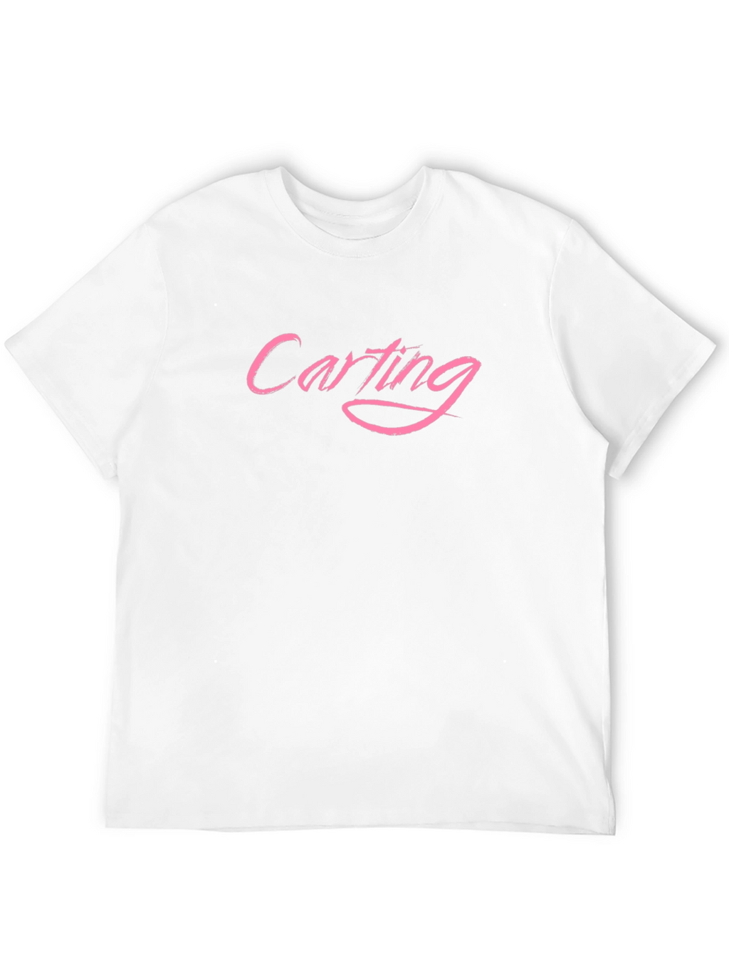 Carting Pink Text Black T-Shirt