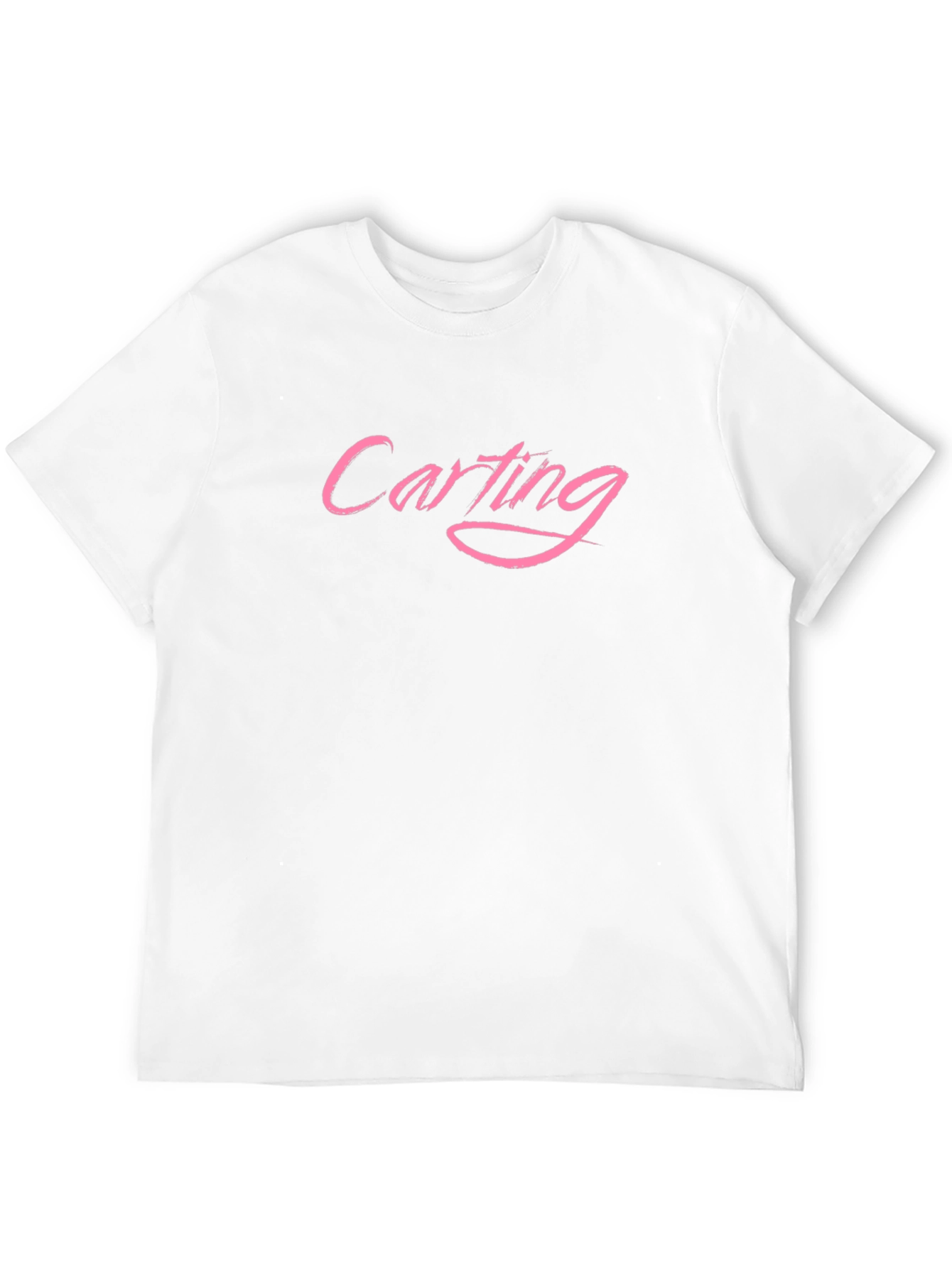 Carting Pink Text Black T-Shirt