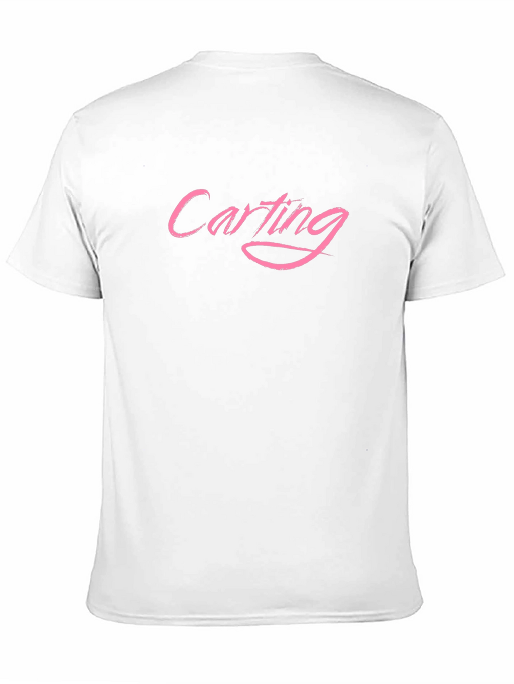 Carting Pink Text Black T-Shirt