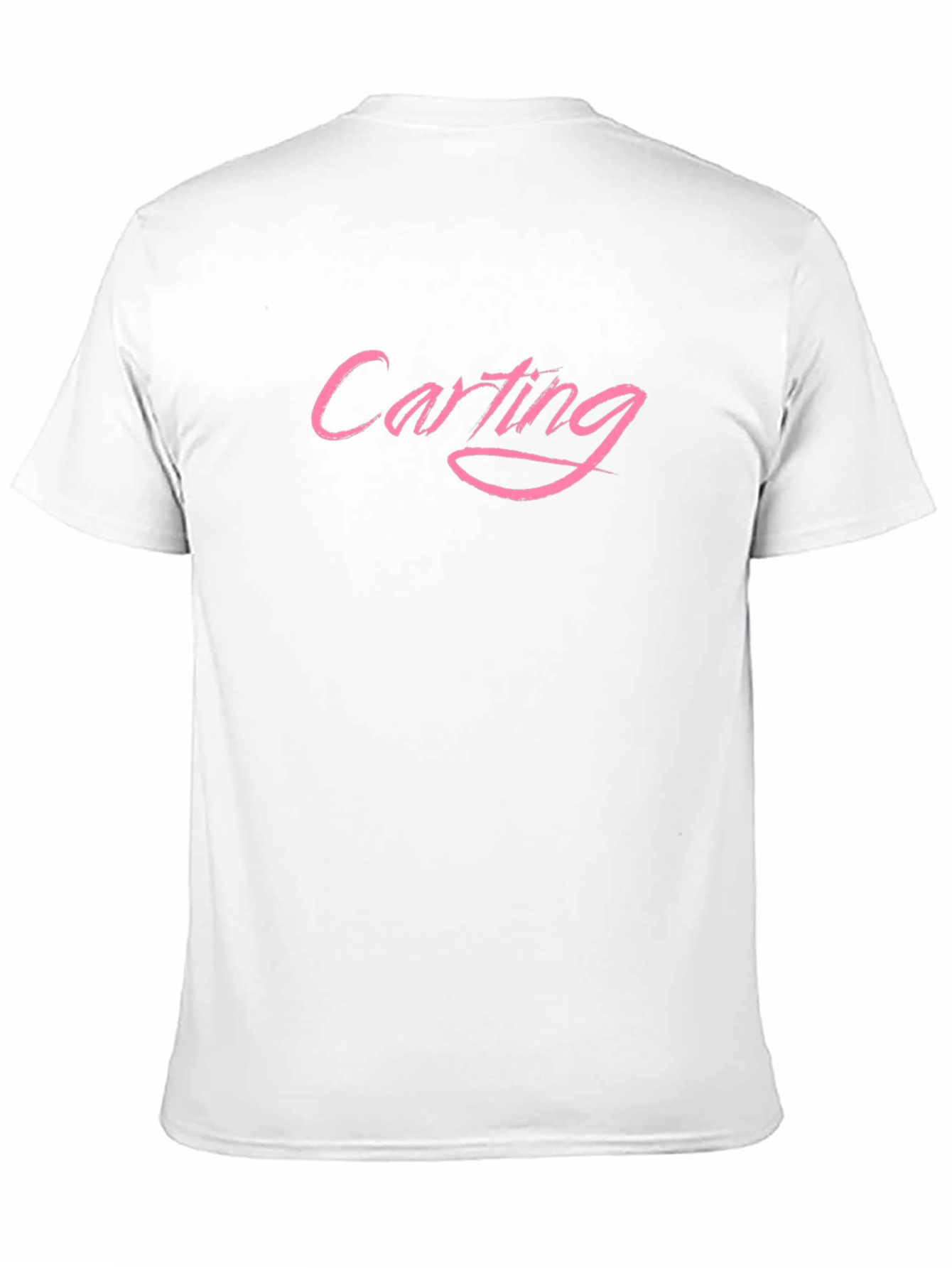 Carting Pink Text Black T-Shirt