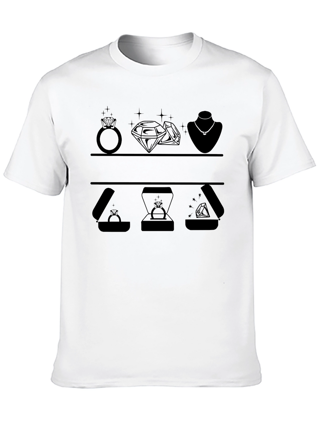 Sparkling Jewels Tee - Elegant & Stylish!