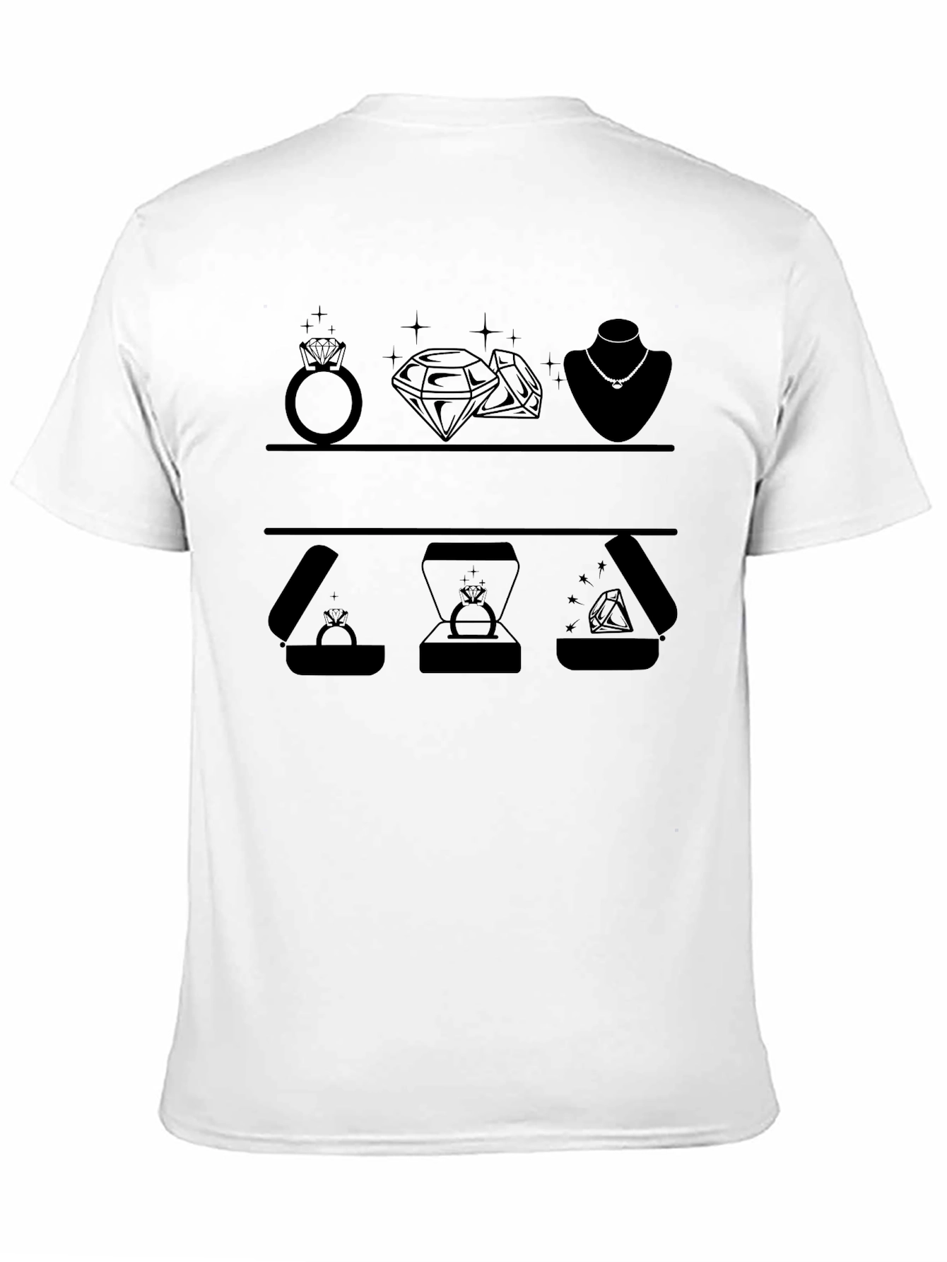 Sparkling Jewels Tee - Elegant & Stylish!