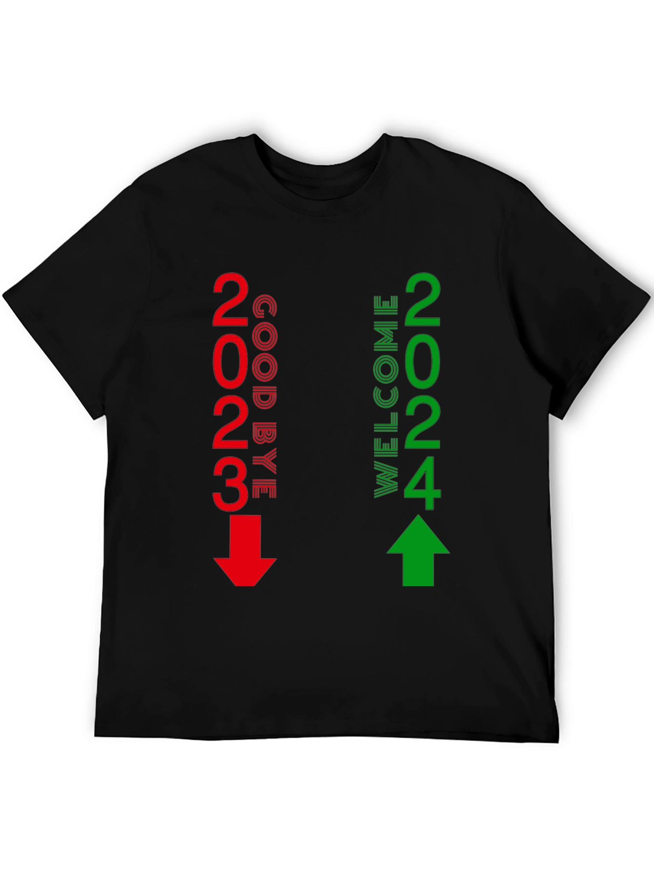Goodbye 2023 Welcome 2024 New Year T-Shirt