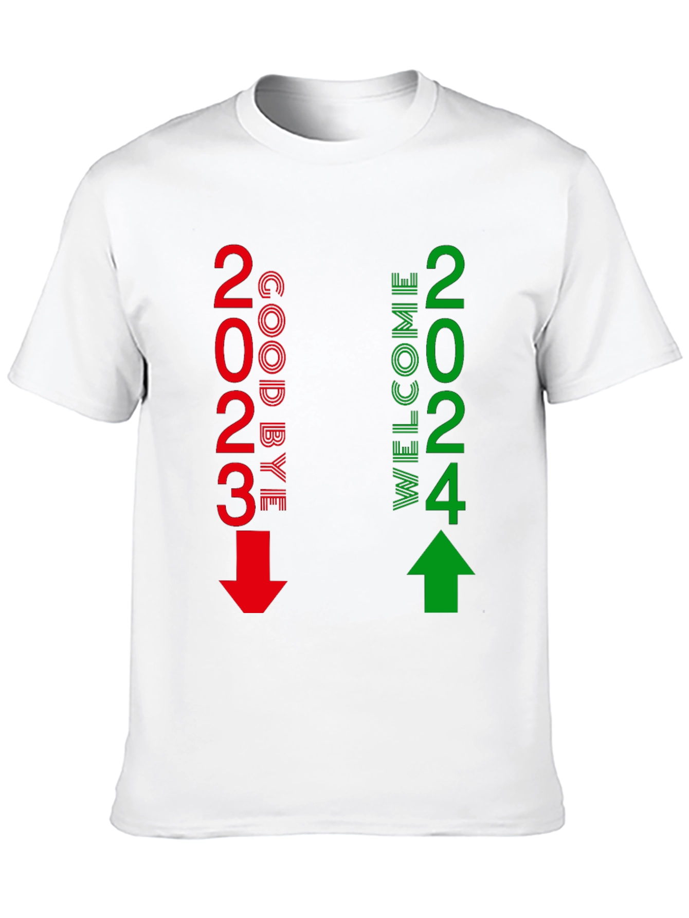 Goodbye 2023 Welcome 2024 New Year T-Shirt