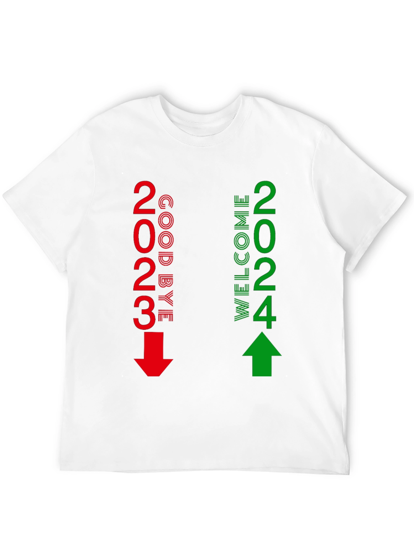 Goodbye 2023 Welcome 2024 New Year T-Shirt