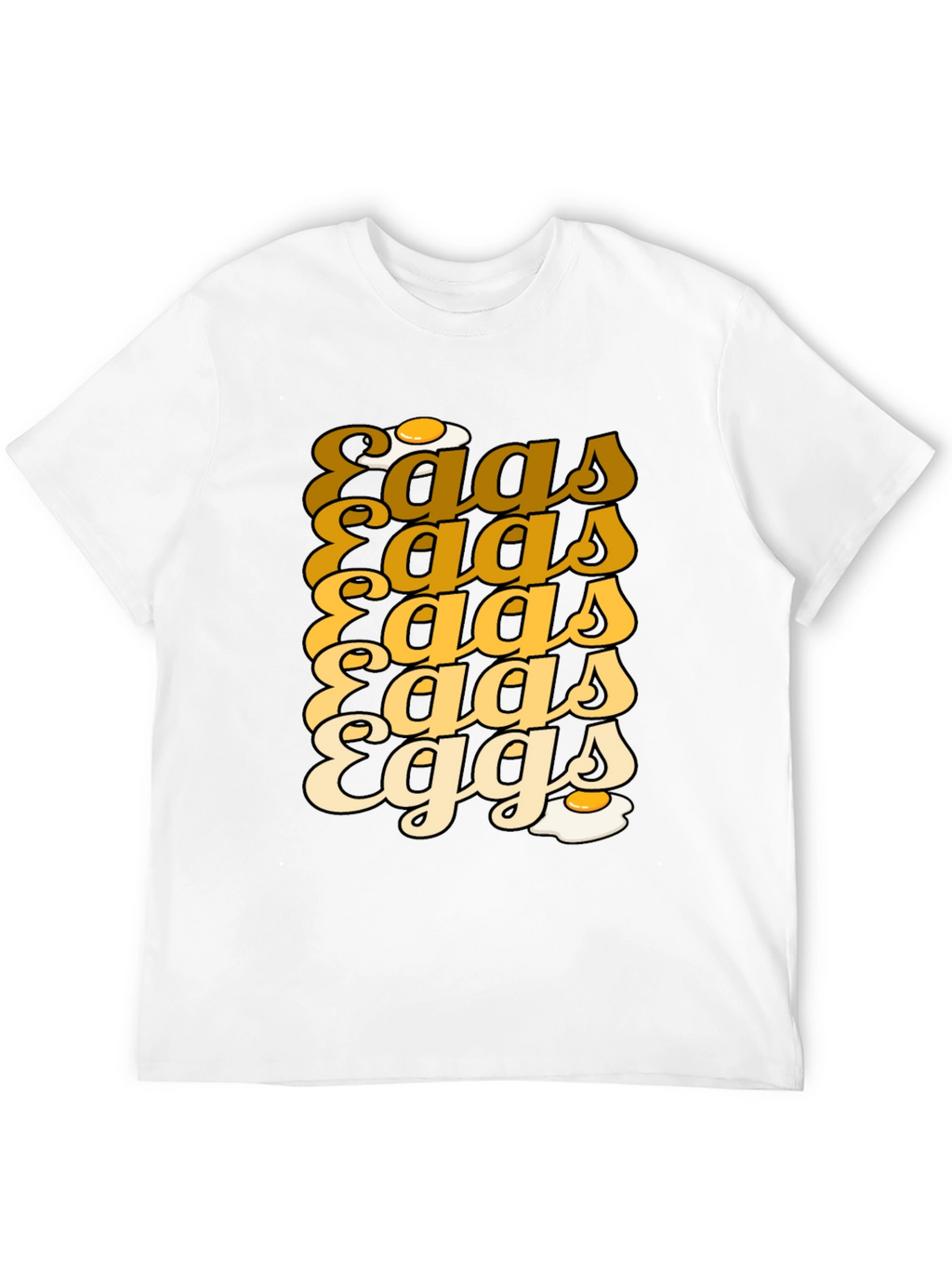 Funny Eggs Graphic T-Shirt - Quirky Foodie Tee