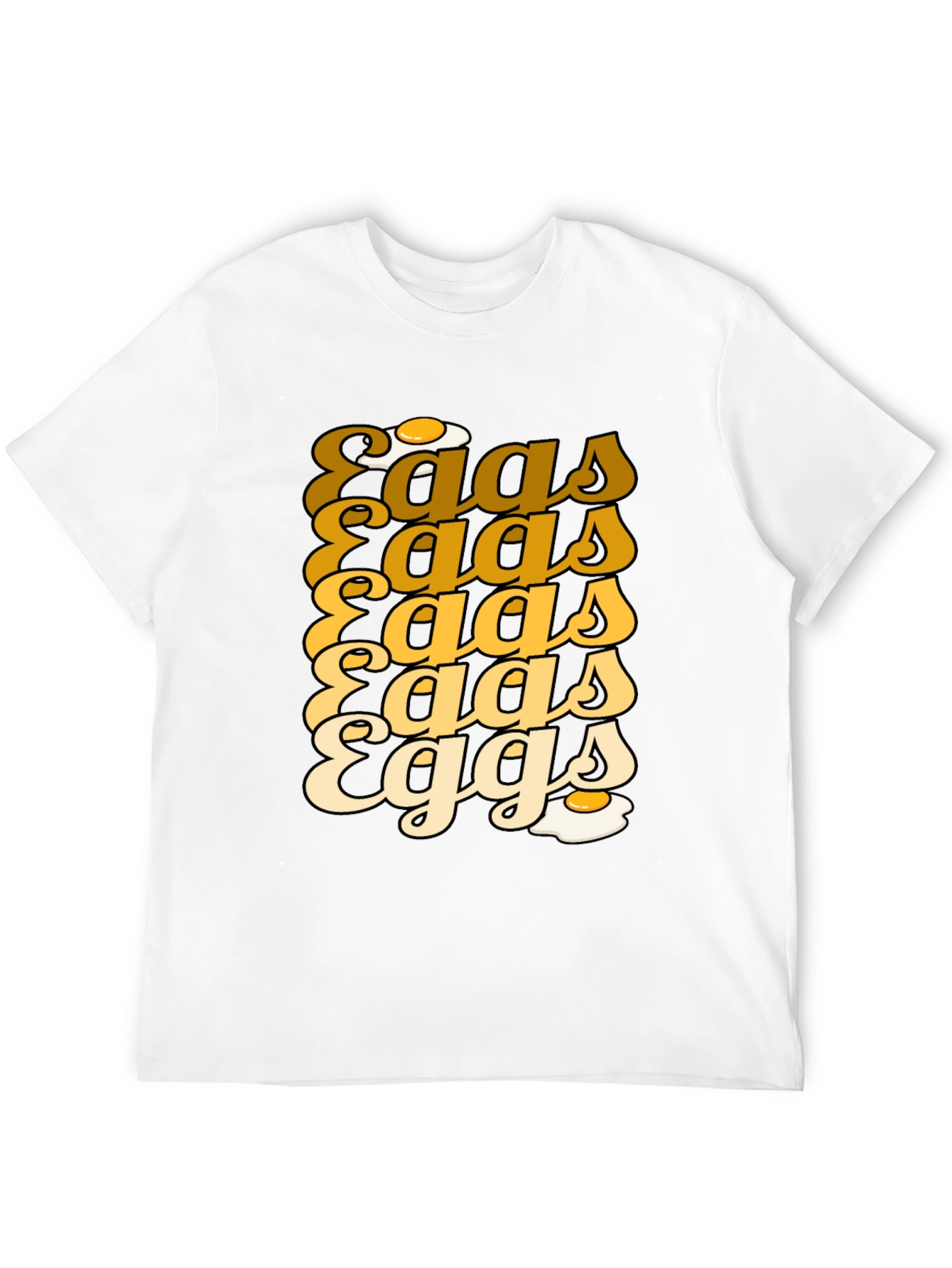 Funny Eggs Graphic T-Shirt - Quirky Foodie Tee