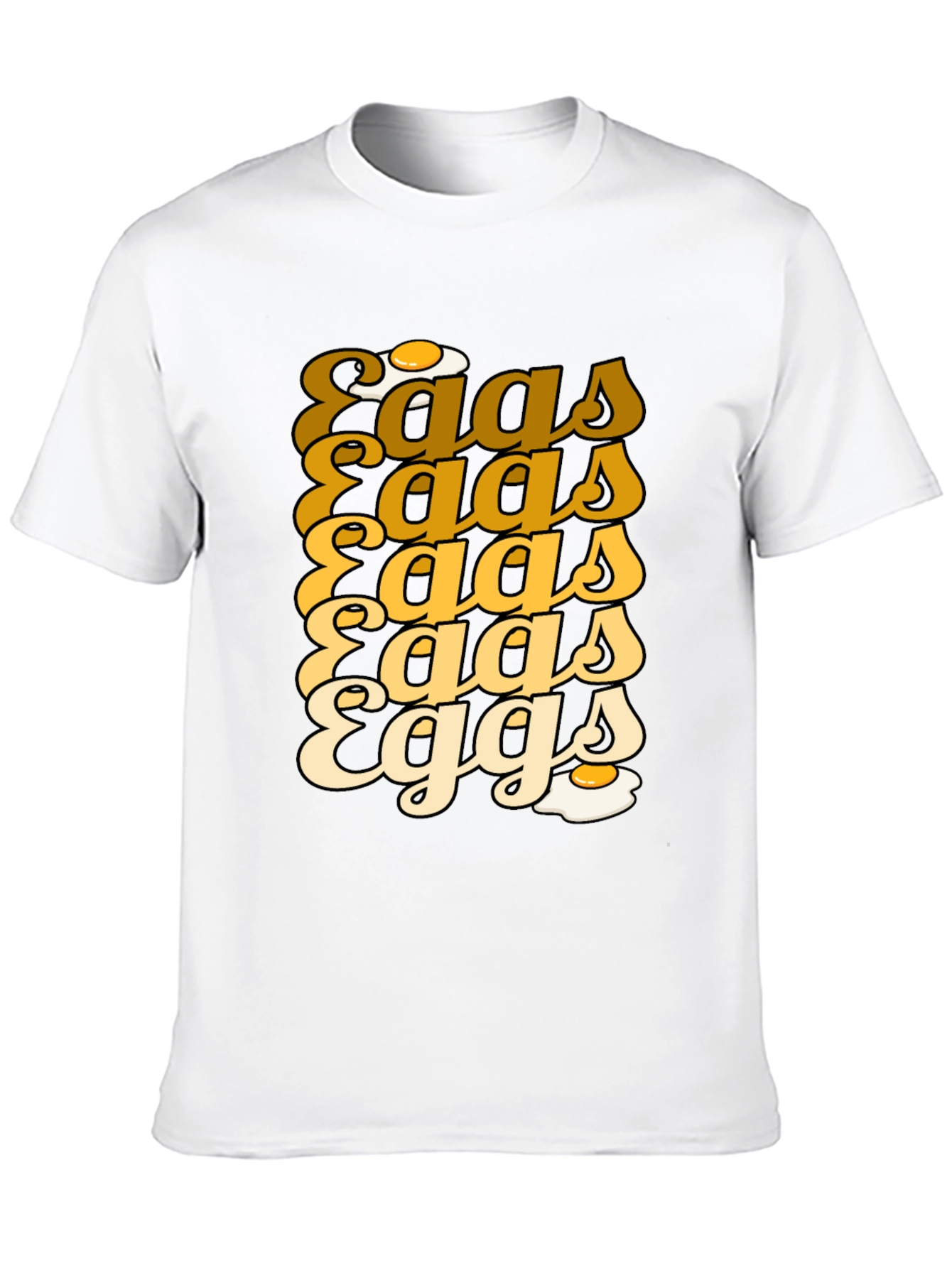Funny Eggs Graphic T-Shirt - Quirky Foodie Tee