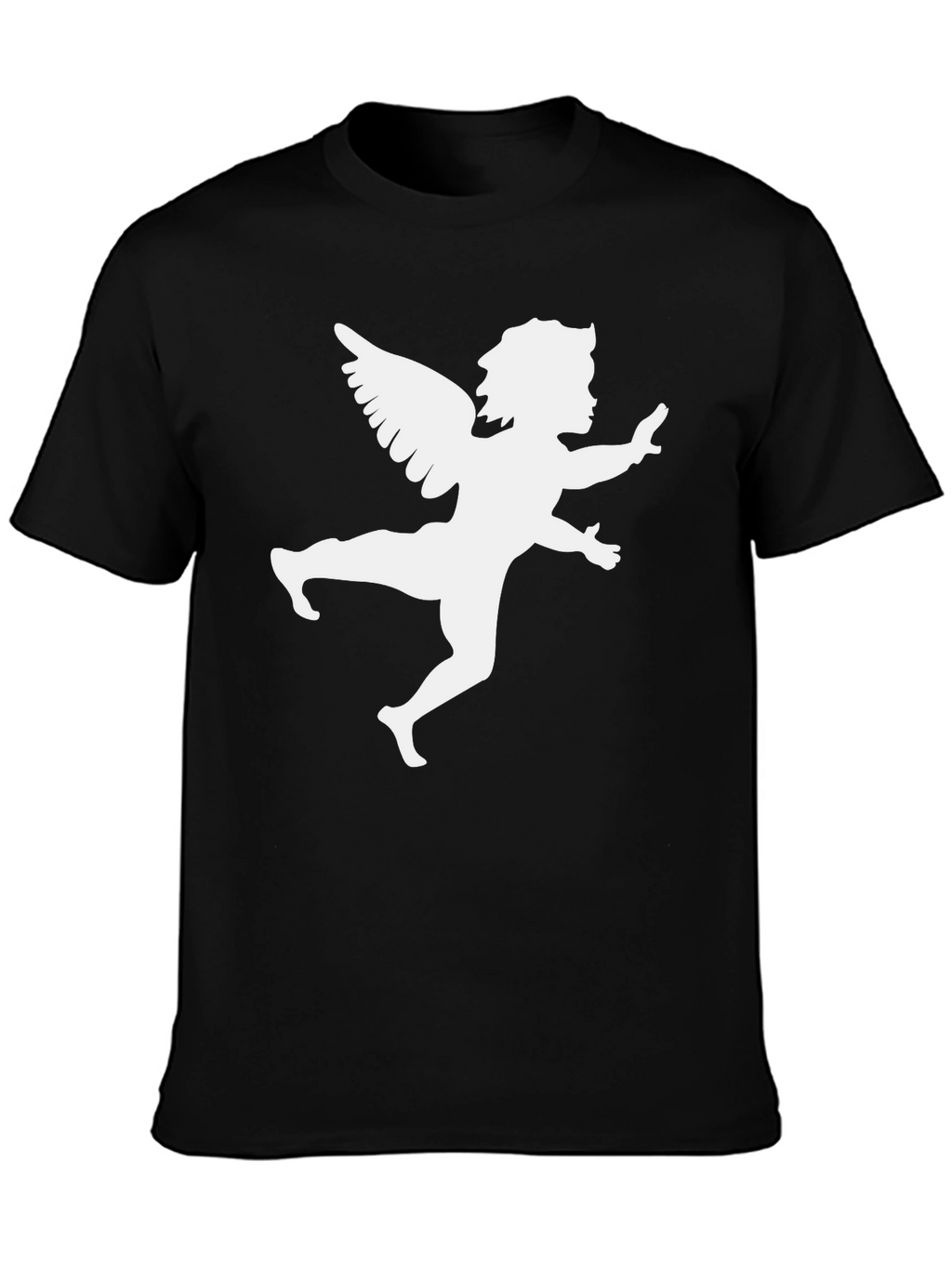 Angel Graphic Tee - Black T-Shirt