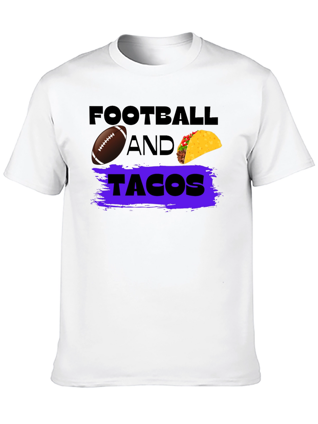 Football And Tacos Graphic T-Shirt