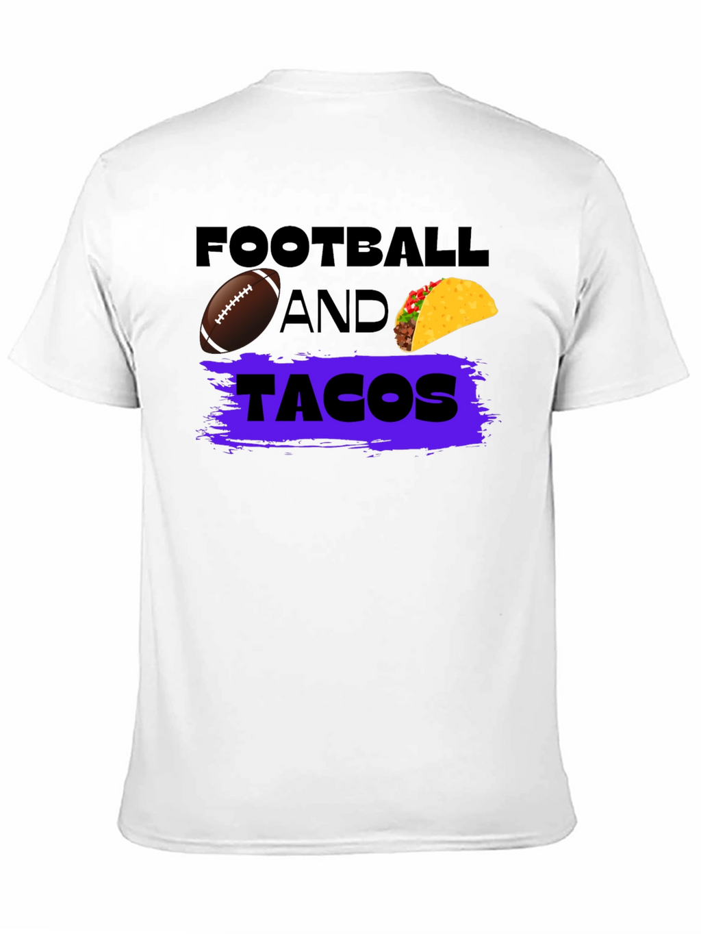 Football And Tacos Graphic T-Shirt