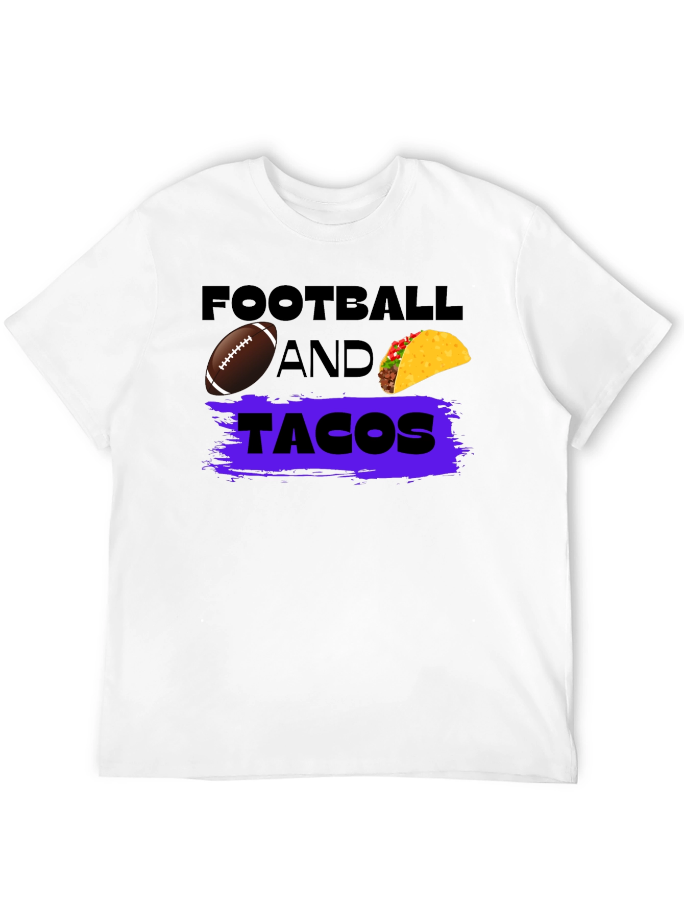 Football And Tacos Graphic T-Shirt