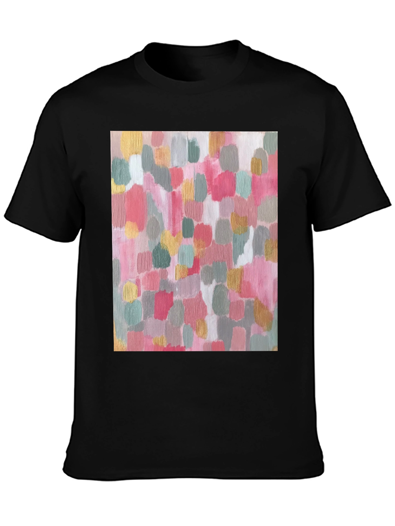 Abstract Art T-Shirt Mens Crew Neck