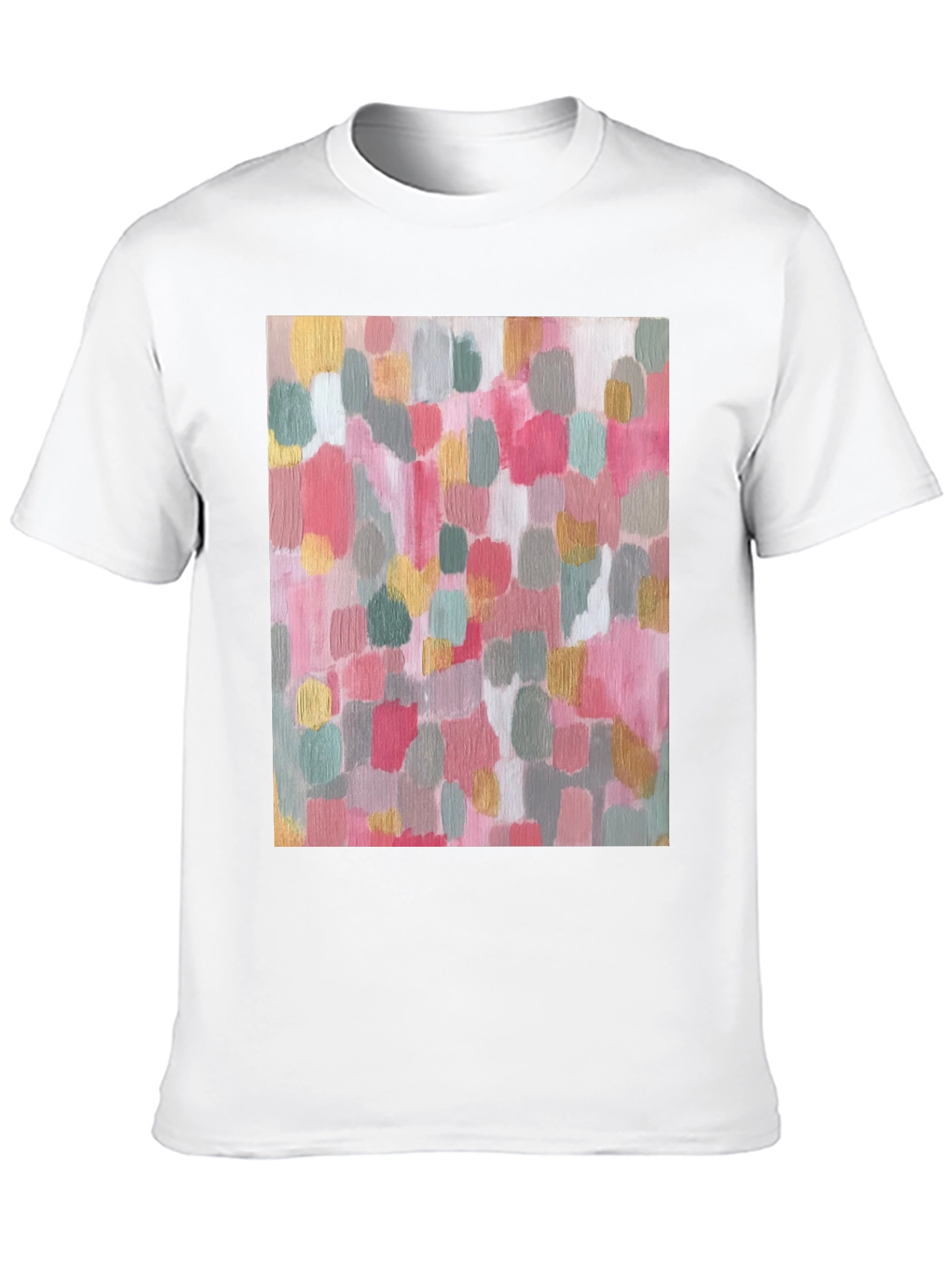 Abstract Art T-Shirt Mens Crew Neck