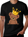 Teddy Bear King Graphic Tee