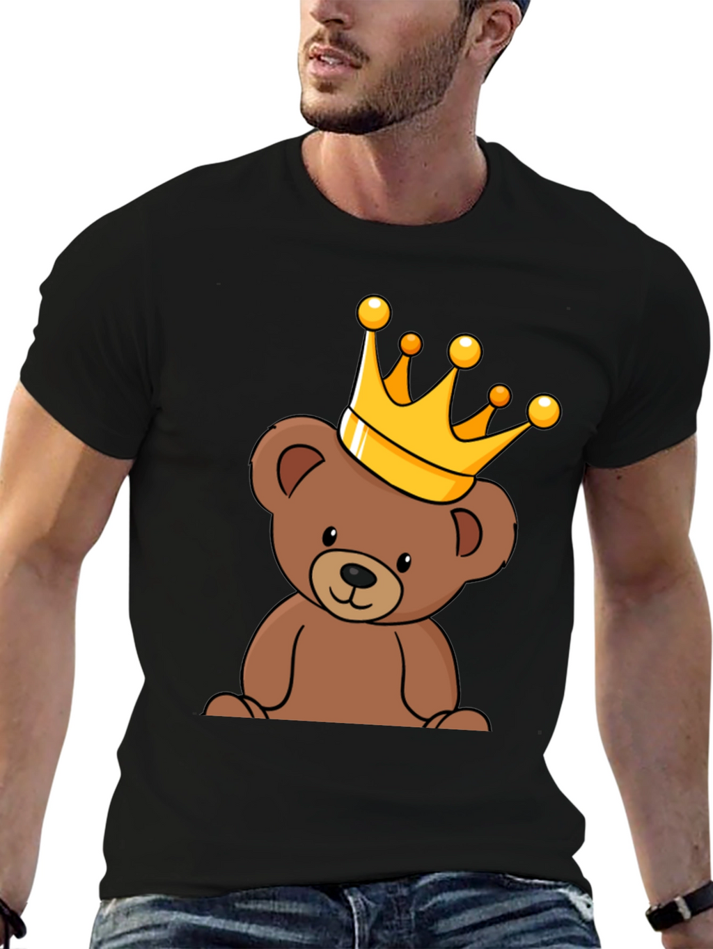 Teddy Bear King Graphic Tee