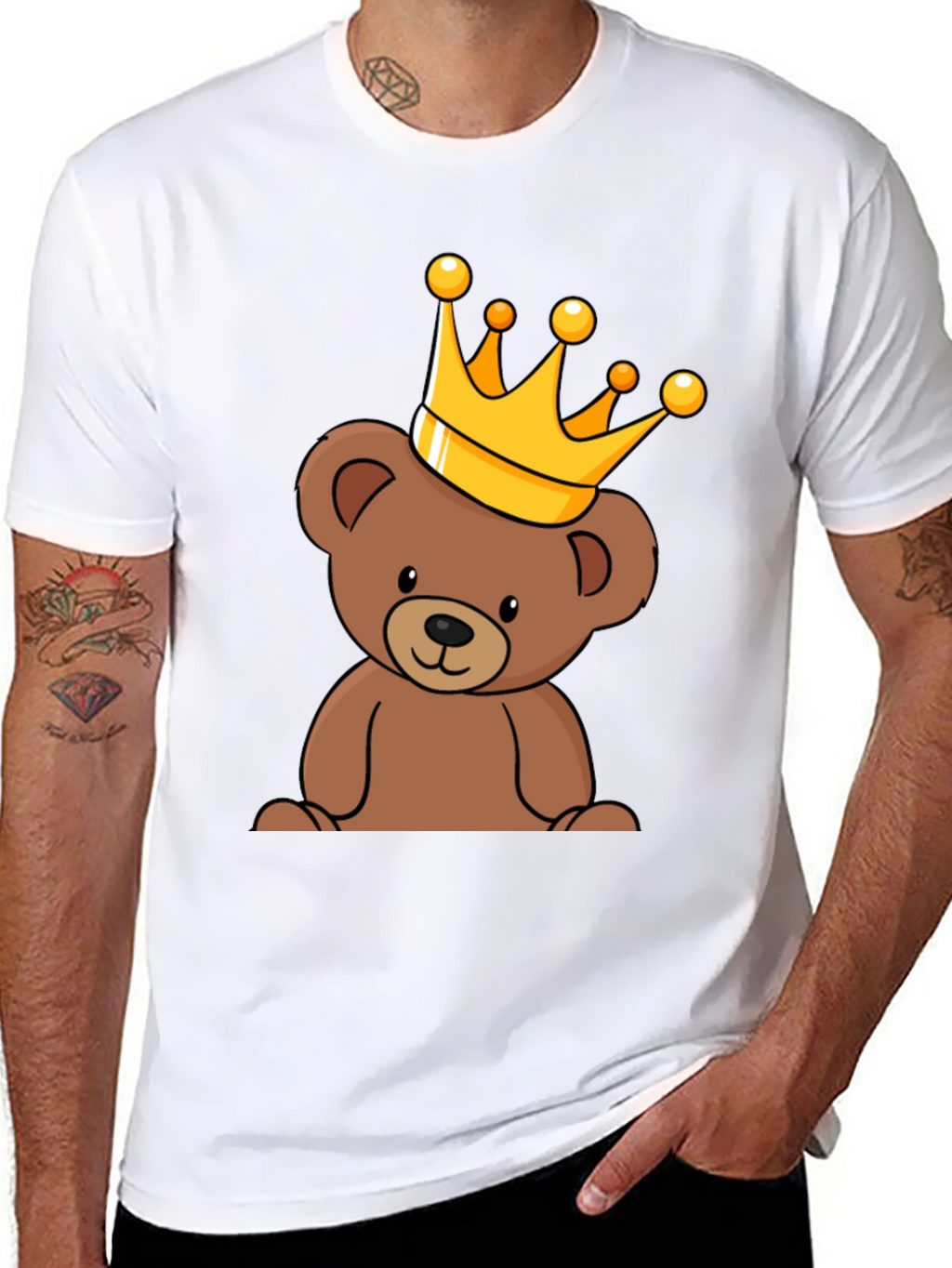 Teddy Bear King Graphic Tee