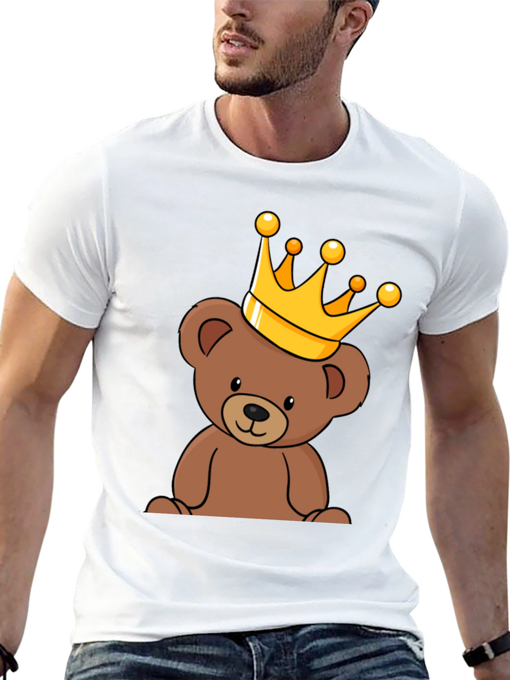 Teddy Bear King Graphic Tee