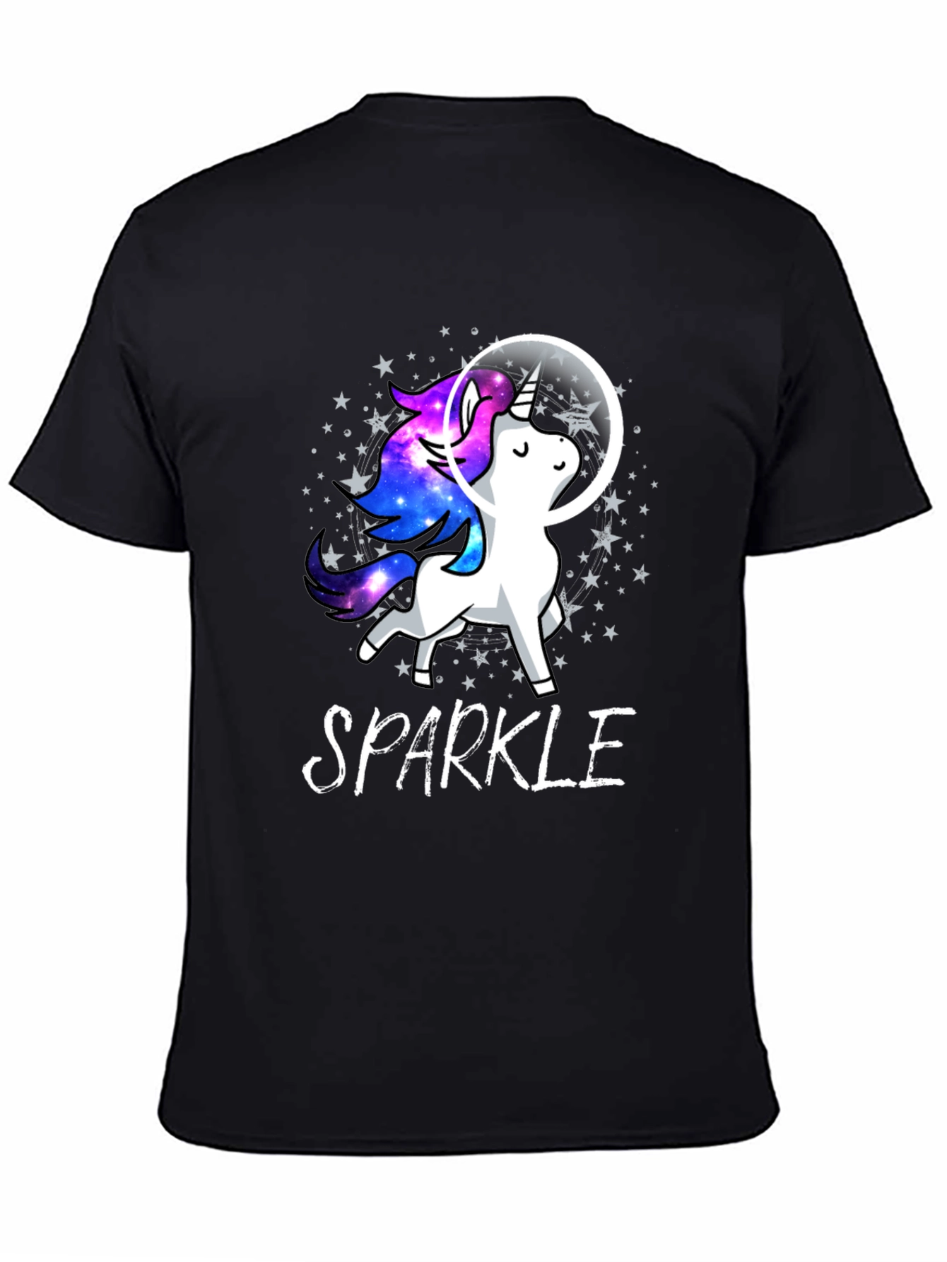 Sparkle Unicorn in Space T-Shirt