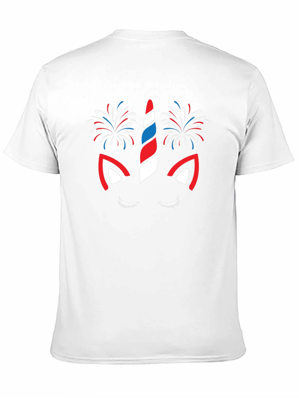 Patriotic Unicorn Fireworks Graphic Tee