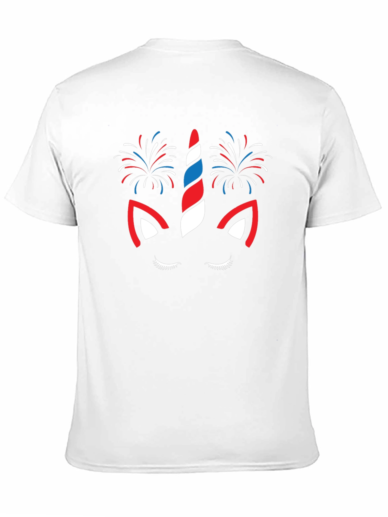 Patriotic Unicorn Fireworks Graphic Tee