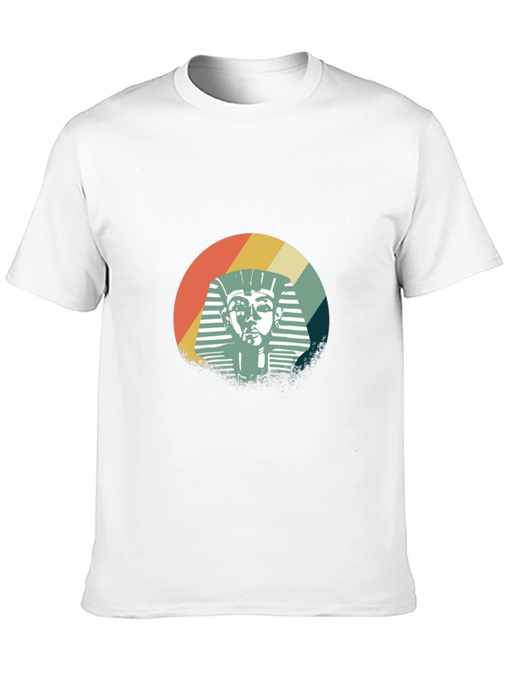 Retro Pharaoh Graphic T-Shirt - Black