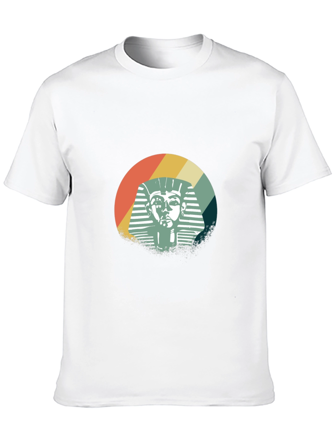 Retro Pharaoh Graphic T-Shirt - Black